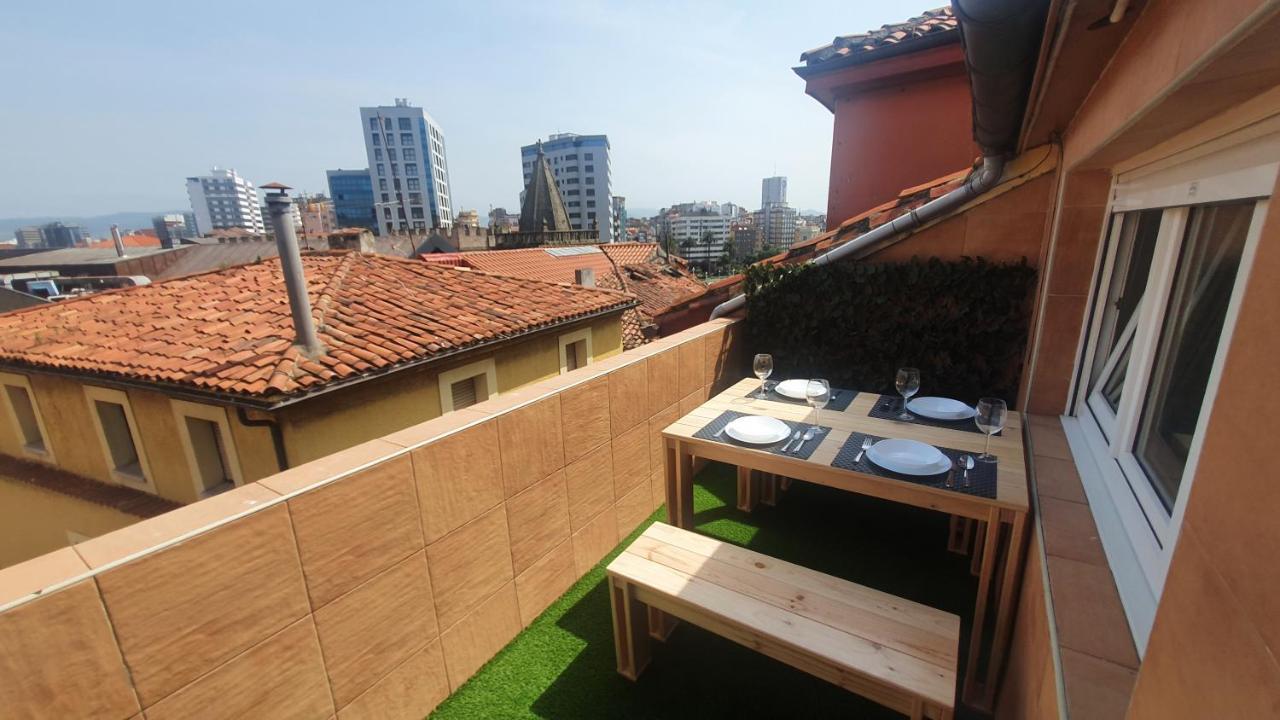 Las Terrazas De Gueeli 6 Pax Wifi - Garaje - Vistas - Vut-3391-As Gijón Exterior foto