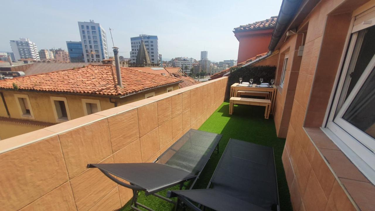 Las Terrazas De Gueeli 6 Pax Wifi - Garaje - Vistas - Vut-3391-As Gijón Exterior foto